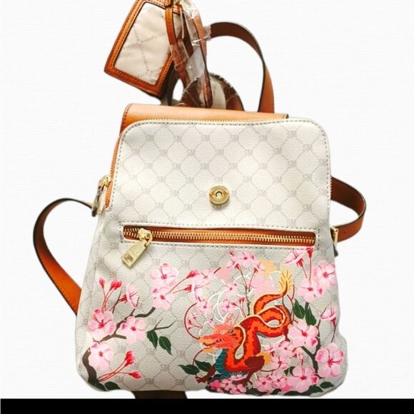 Steve Madden BMorgan Dragon Backpack- Multi/Cream main image 7